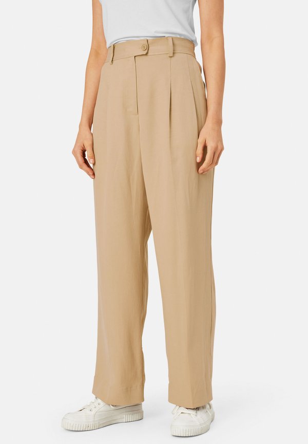 PERLI - Stoffhose - safari