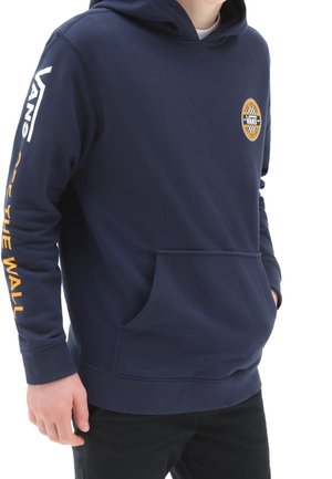 Vans CIRCLED CHECKER PO - Felpa con cappuccio - dark blue