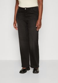 ONLY Carmakoma CARWILLY - Straight leg jeans - black
