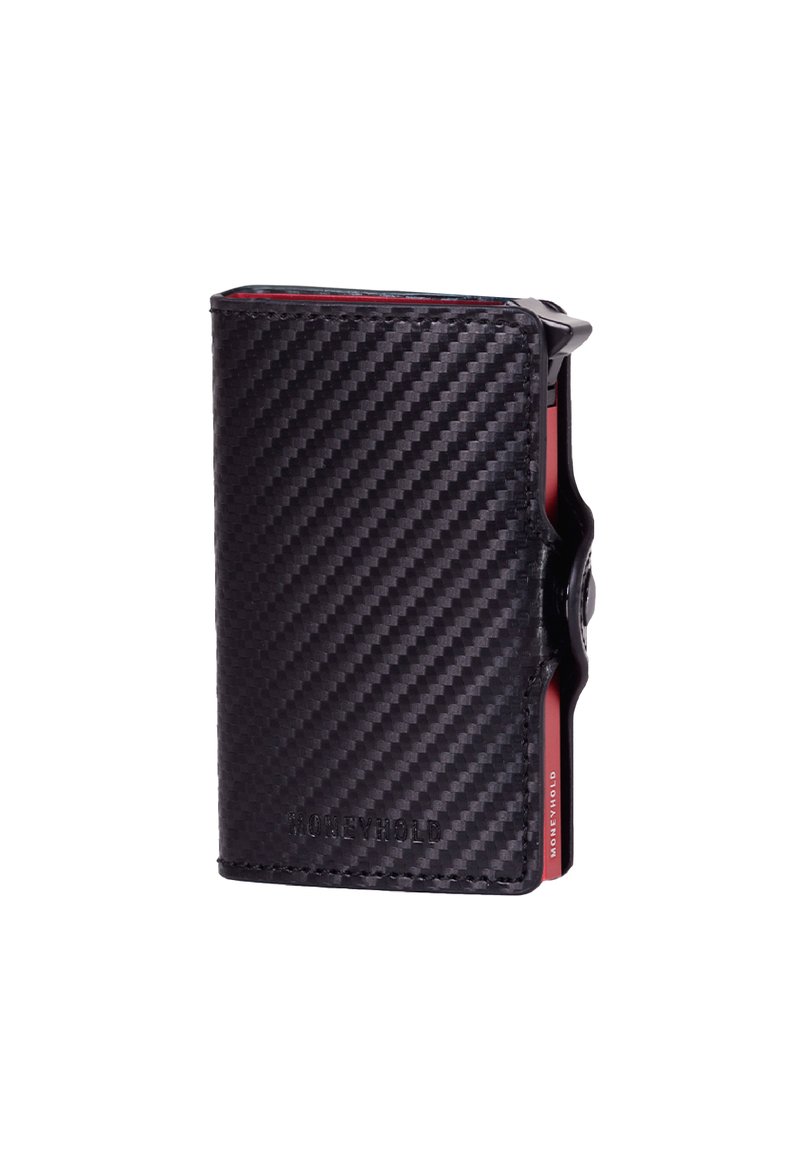 Moneyhold - SMART - Portafoglio - nero carbon rosso, Ingrandire