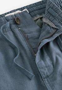 Next SLIM FIT LINEN ELASTICATED DRAWSTRING - Nadrágok - blue