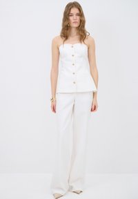 WIDE  - Housut - white