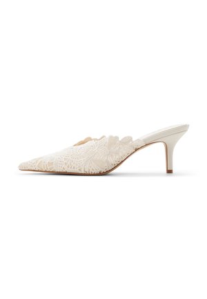 CLOG GALINA - Pantolette hoch - cream