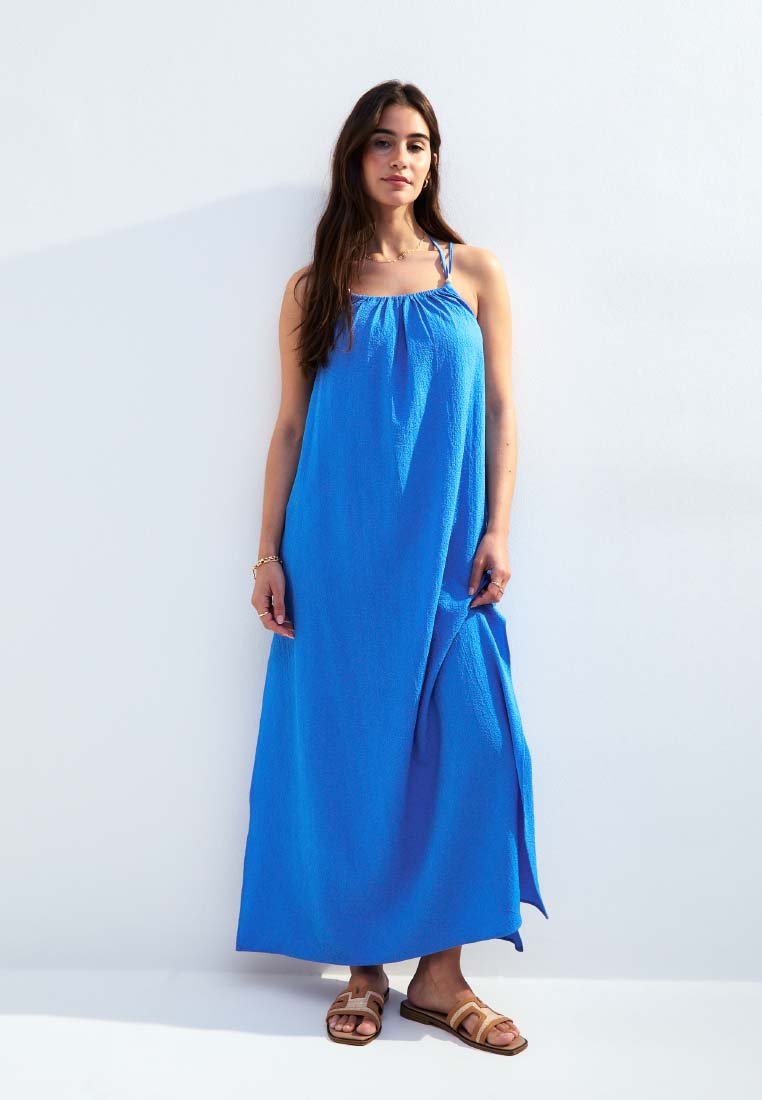 New Look - Maxi dress - bright blue, Enlarge