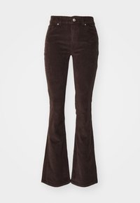 Vero Moda VMFLASH FLARED PANTS Pantalones chocolate torte