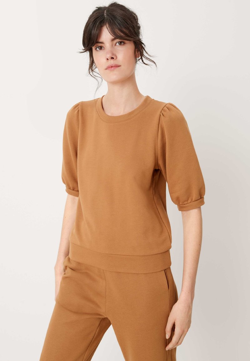 s.Oliver SHORT SLEEVE - T-shirt basic - sandstein
