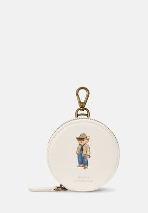Polo Ralph Lauren POLO BEAR LEATHER COIN POUCH - Portefeuille - ivory