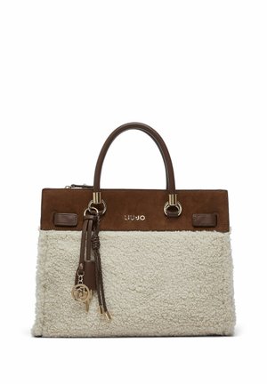 LIU JO, LIU JO MEDIUM TEDDY SATCHEL - Bolso de mano - off white