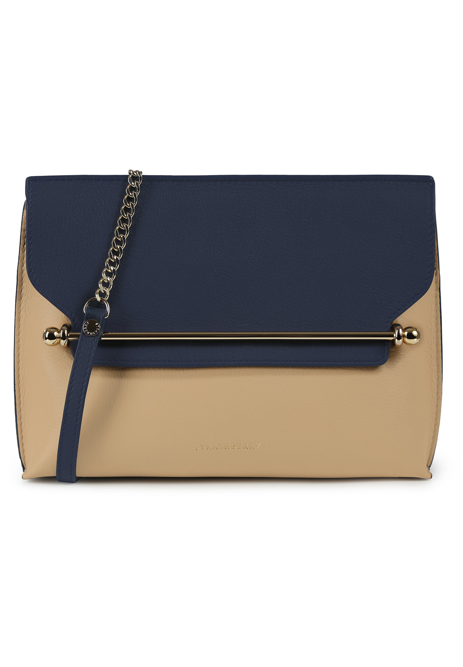 Strathberry STYLIST - Schoudertas - latte/navy/beige - Zalando.nl