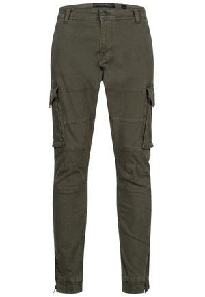 INDICODE JEANS ALEX - Oldalzsebes nadrágok - dark green