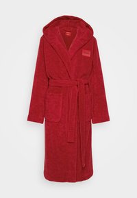 HOODED GOWN - Dressing gown - medium red