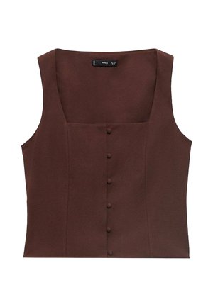 Mango Hemdbluse - dark brown