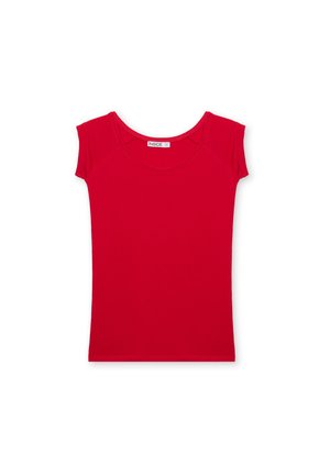 INSIDE, CAMISETA BÁSICA SLIM - Camiseta básica - rojo