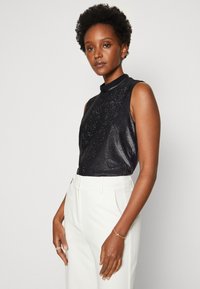 Guess SL MOCK NK MIA - Débardeur - jet black