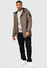 STONE HARBOUR TAMIO - Regnjakke / vandafvisende jakker - dark taupe