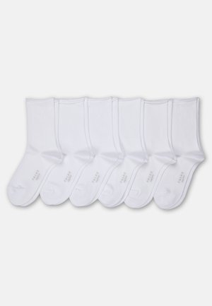 FALKE Happy 6-Pack - Chaussettes - white