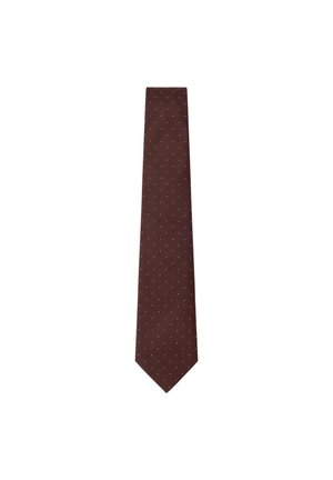CLASSY TINY DOT - Tie - burgundy red