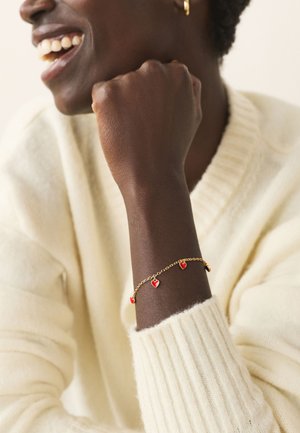 Next, DAINTY HEART - Armband - gold tone