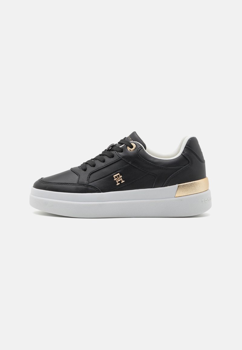 Tommy Hilfiger LUX HARDWARE COURT - Sneakers basse - black