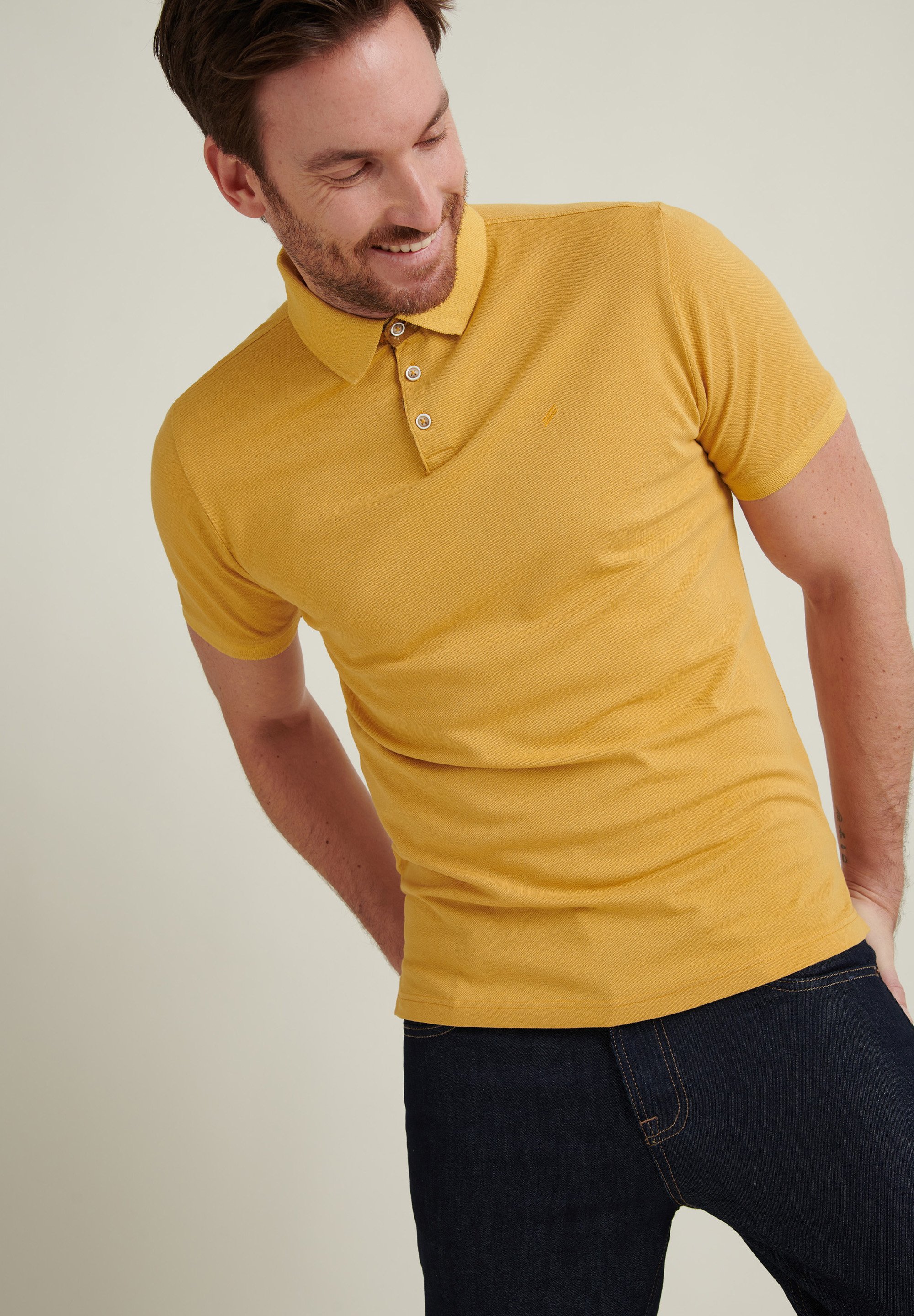 Daniel Hechter Polo shirt - dunkelgelb 