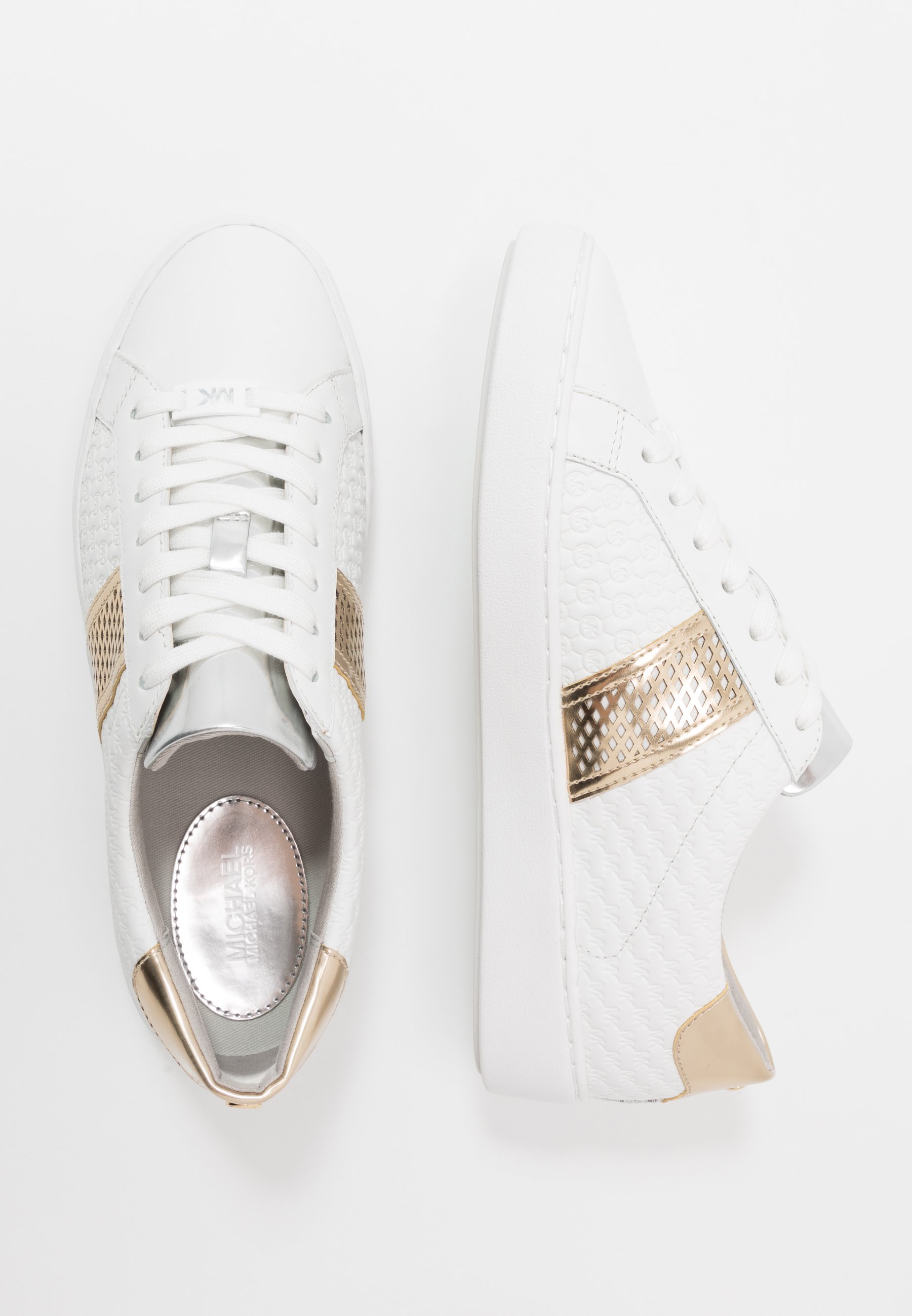 MICHAEL Michael Kors Joggesko optic white Zalando.no MICHAEL Michael Kors KEEGAN Høye joggesko optic white