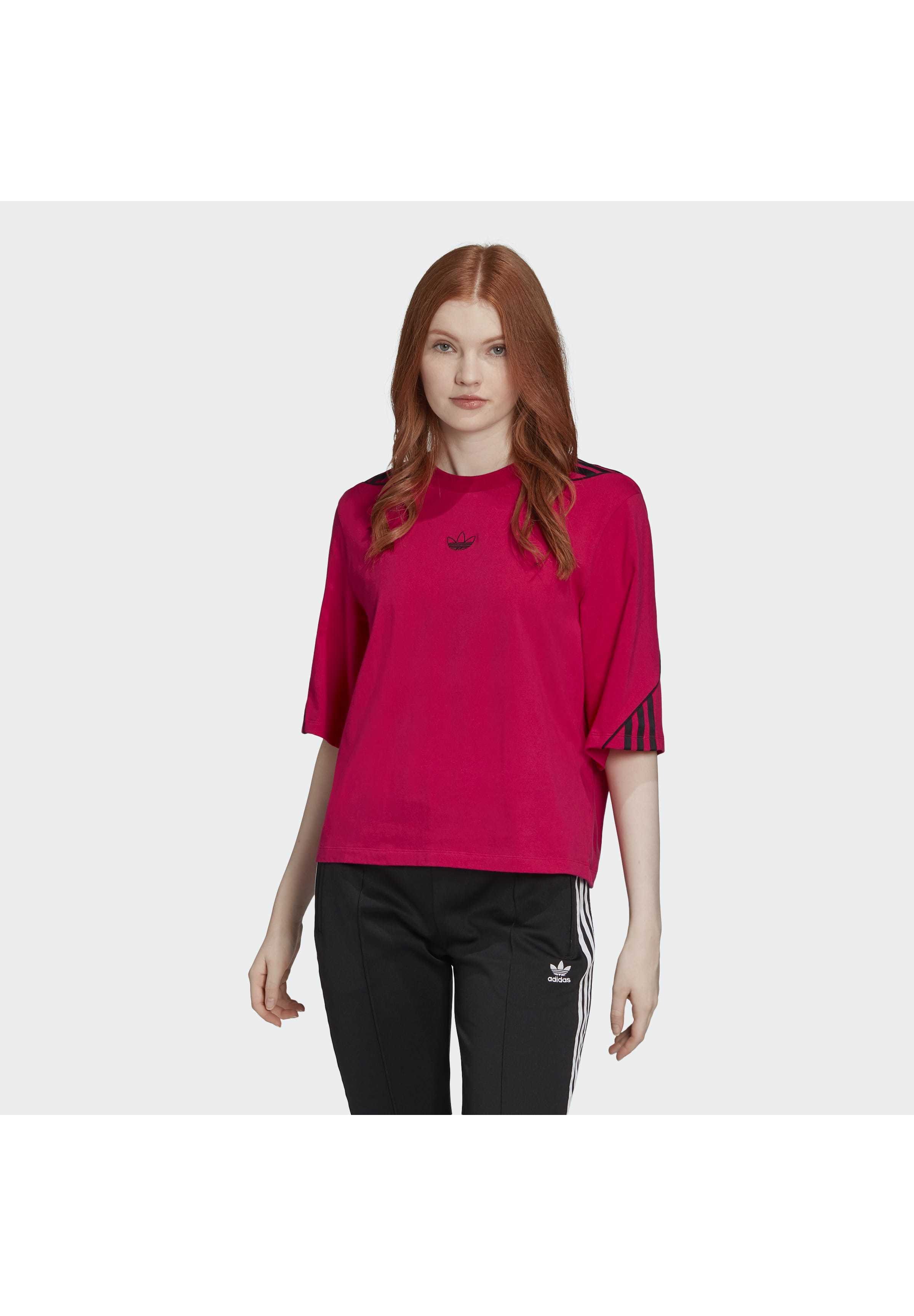 adidas Originals CROP TOP Topper langermet pink Zalando.no adidas Originals CROP TOP - Topper - red