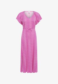 Ikke valgt, pink/white graphic scallop