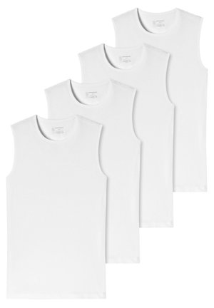 4ER-PACK - Unterhemd/-shirt - weiß