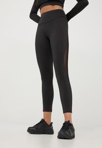 Terranova ACTIVE CON TRASPARENZE - Leggings - nero