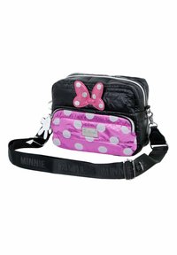 Karactermania MICKEY & MINNIE PADDING SQUARE - Schoudertas - Minnie pink-black