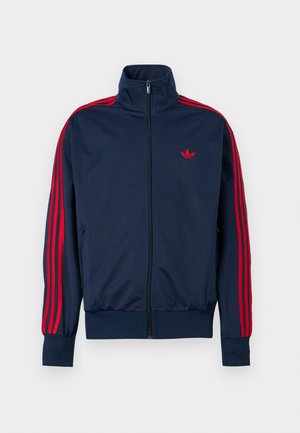 adidas Originals FIREBIRD TT - Športna jopa s kapuco na zadrgo - night indigo/better scarlet
