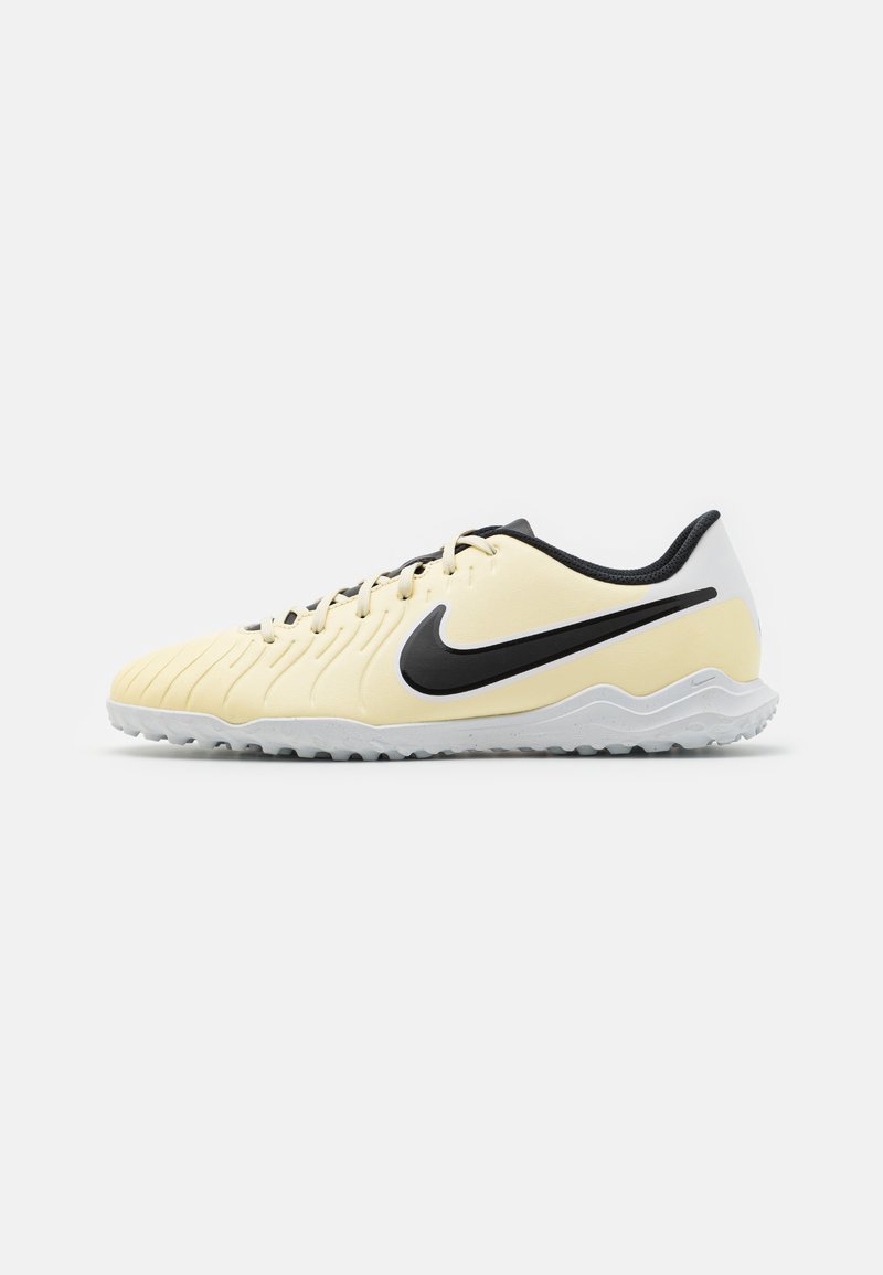 Nike Performance TIEMPO LEGEND 10 CLUB TF - Scarpe da calcio per terreni sintetici - lemonade/black/metallic gold coin