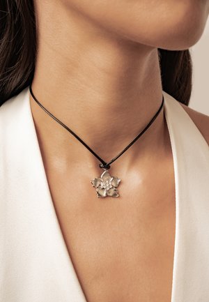 Hey Happiness, SUNBURST FLOWER CHARM - Necklace - silver-coloured