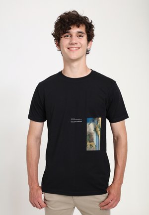 APOH LONDON HOKUSAI KATSUSHIKA - T-shirt imprimé - black