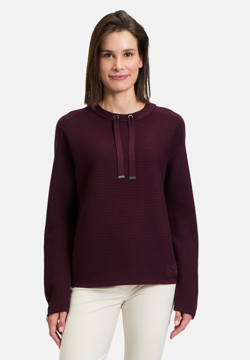 Betty Barclay UNIFARBEN - Trui - dark aubergine
