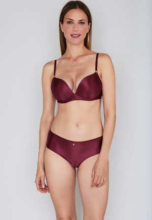 GLAMOROUS - Soutien-gorge push-up - dark red