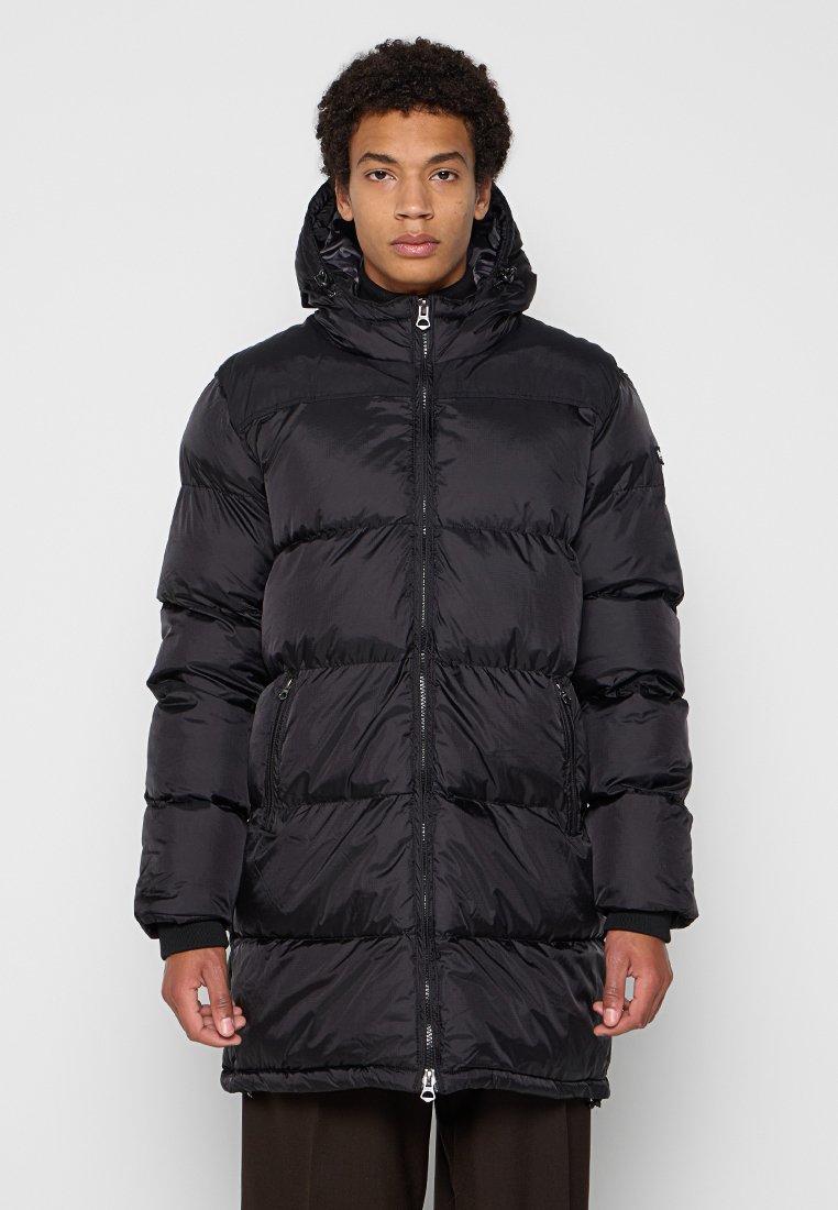 Schott Wintermantel zwart