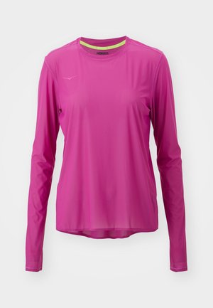 HOKA AIROLITE RUN LONG SLEEVE - Long sleeved top - fuschia