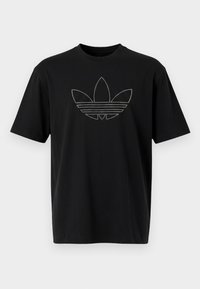 STUDDED TEE - Apdrukāts T-krekls - black