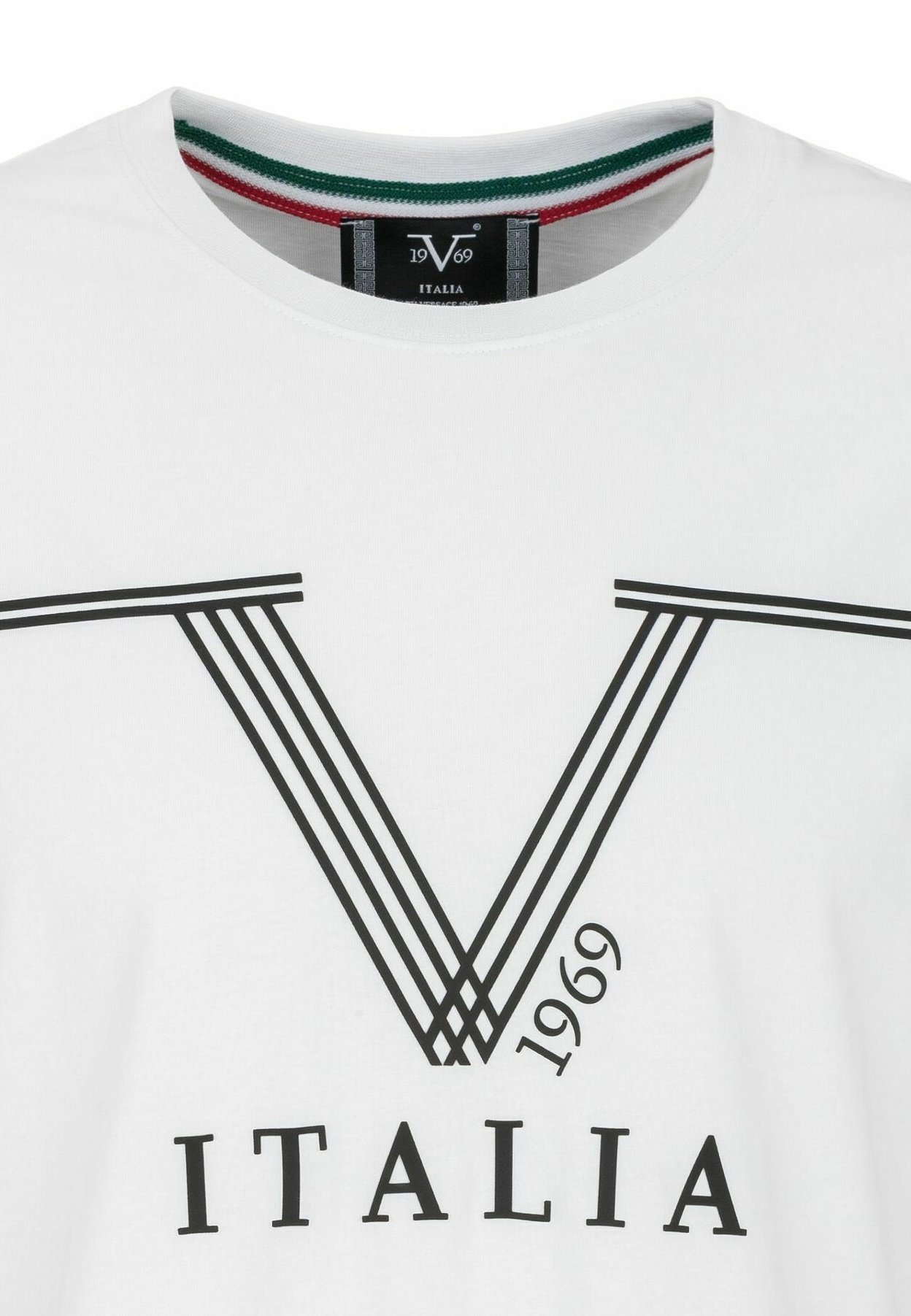 19V69 Italia BY VERSACE SPORTIVO SRL - PIERRE - T-shirt print - white/wit -  Zalando.be