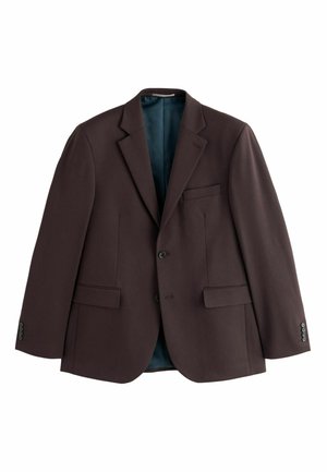 TAILORED FIT - STRETCH SUIT . - Lühike jakk - brown