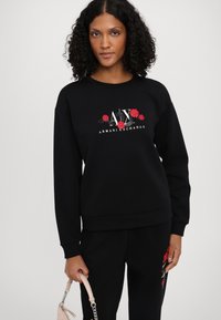 Armani Exchange Mikina - black