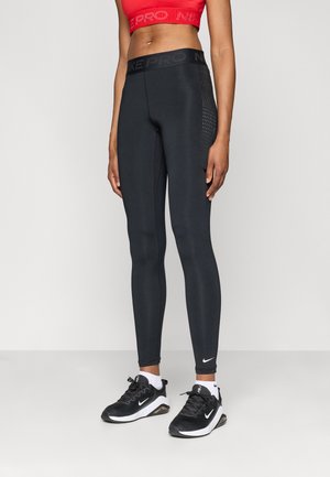 Legingi - black/white