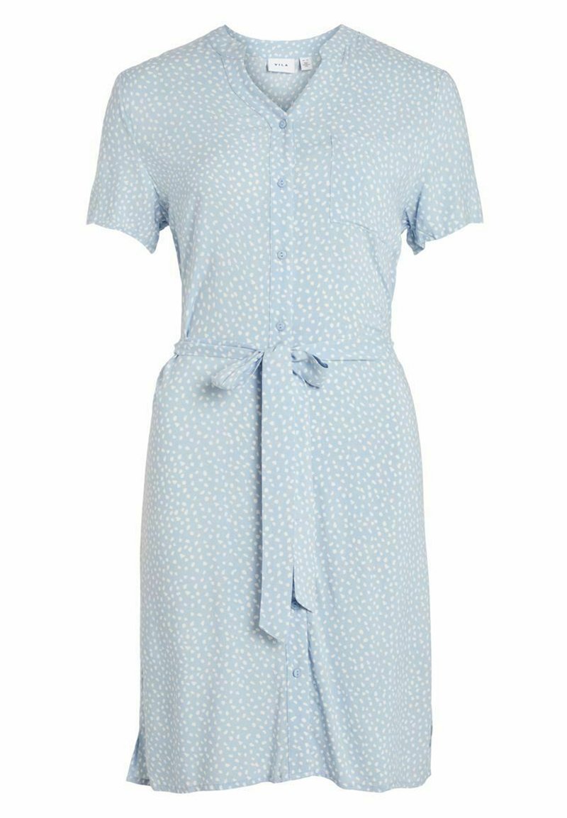 Vila Blousejurk blauw Vila Blousejurk blauw