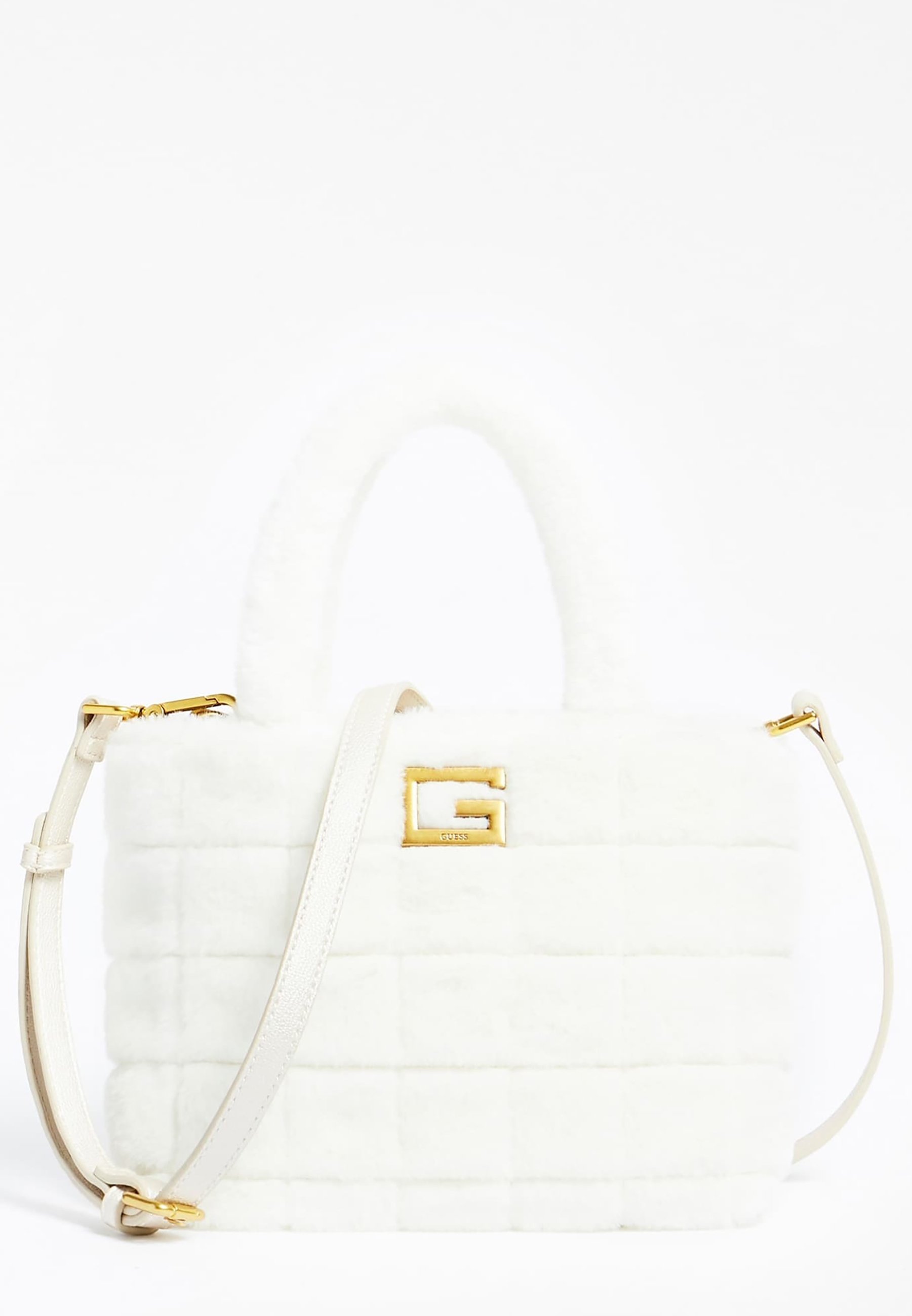 Guess MINI-SHOPPER EVELINA - Borsa a mano - weiß/bianco - Zalando.it