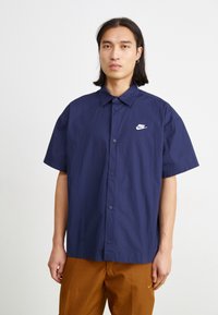 Nike Sportswear - CLUB SHIRT  - Button down-skjorte - obsidian Miniatyrbilde 1