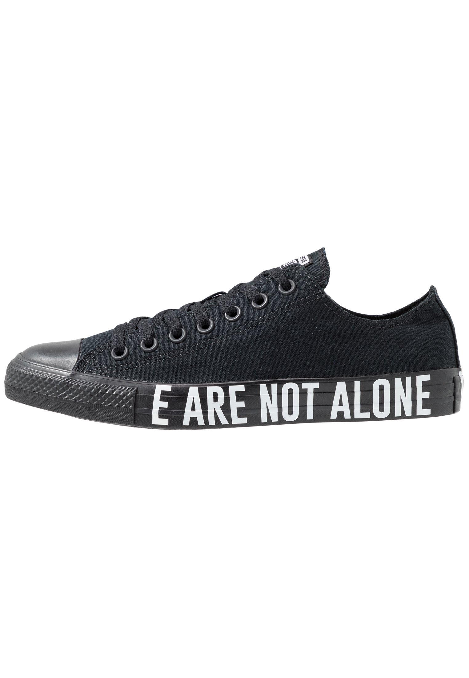 converse we are not alone black