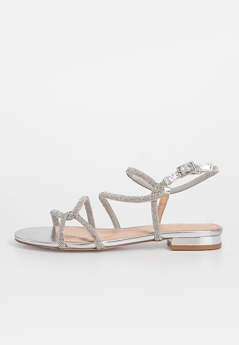 Dune London Sandalen zilverkleurig Dune London Sandalen zilverkleurig