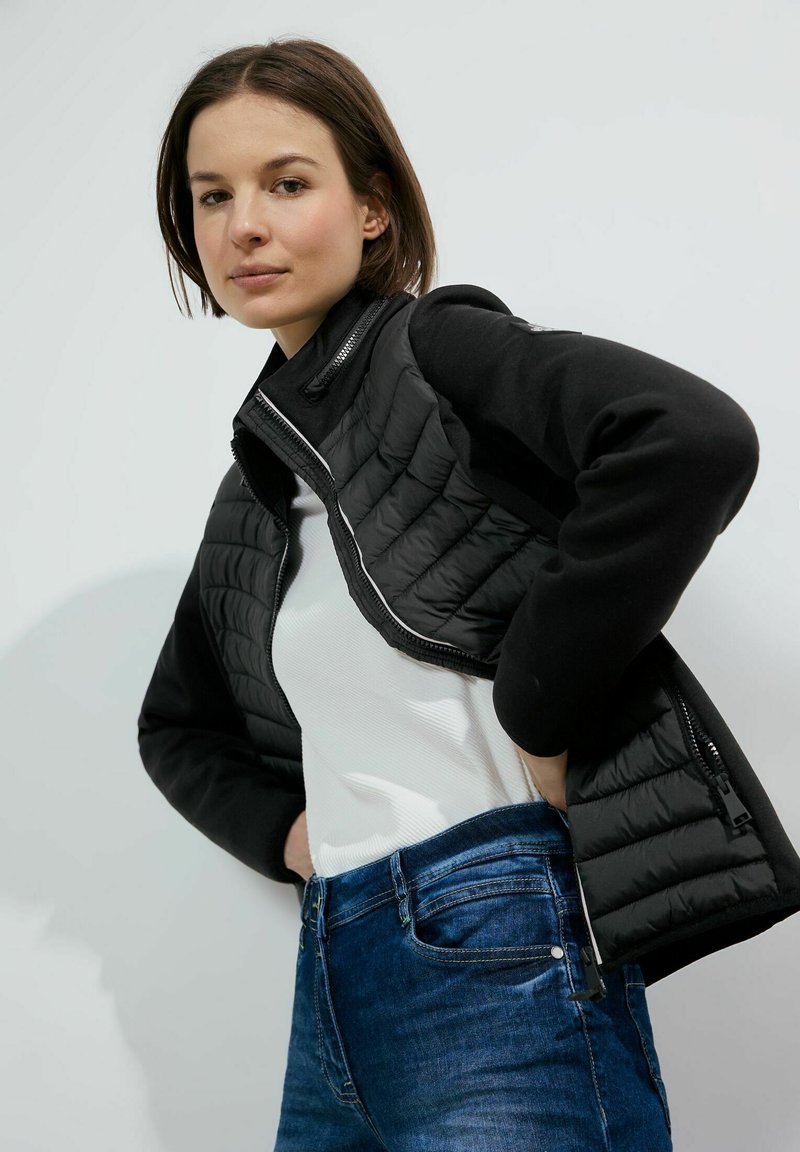 Veste Douillette Cécil Pour Femme - Col Montant Serré, Poches Avec Bouton, Style Confort Et Chaud