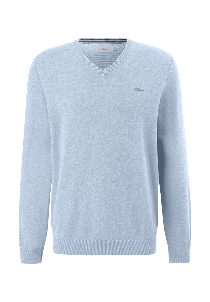 s.Oliver Trui lichtblauw gemêleerd s.Oliver Trui lichtblauw gemêleerd